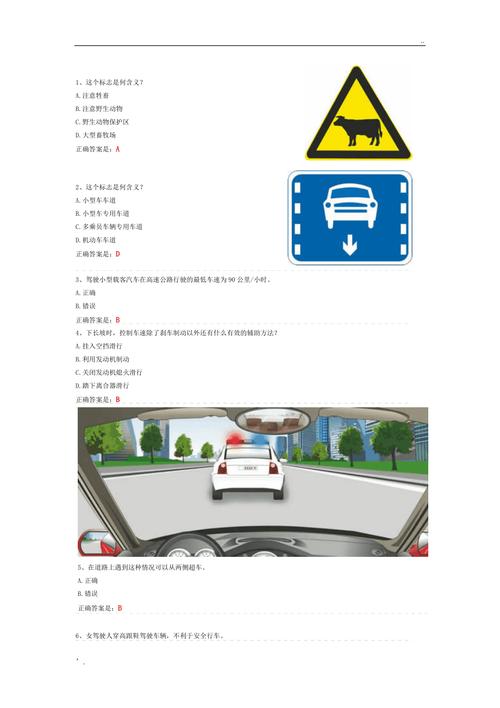 驾考科目一全真模拟(驾考一点通模拟题)