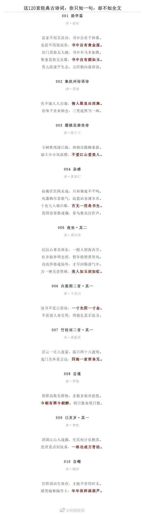 诗词大全给力版(经典诗词120首电子版)