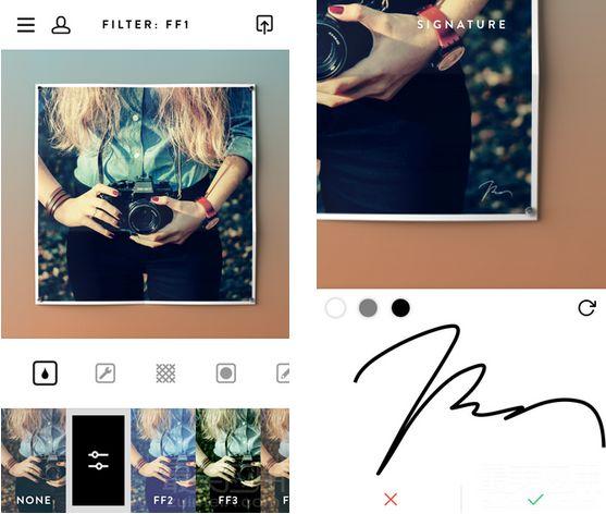 那个软件照片带个白边(照片旁边留白的软件)