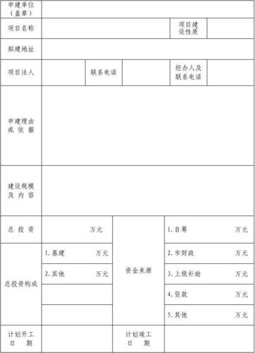 软件项目立项申请表(软件项目立项申请表怎么写)