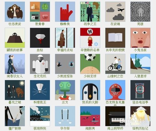 疯狂猜图答案电影(疯狂猜图攻略百科)