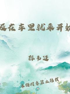 等不及在车里就要了老狼信息