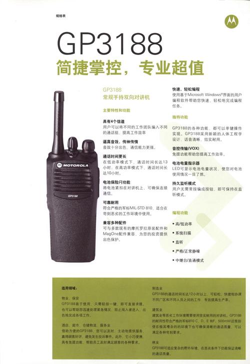 摩托罗拉对讲机(摩托罗拉对讲机使用说明)