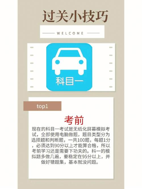 驾照考试科目一考试流程(2021驾照考试科目一考试技巧)