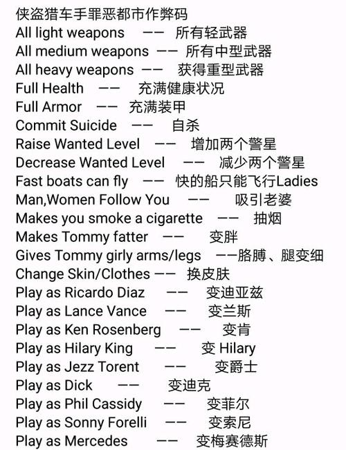 侠盗飞车3秘籍大全召唤飞机(侠盗猎车3秘籍大全召唤飞机)