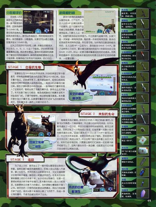 恐龙危机1攻略秘籍(恐龙危机1武器介绍)