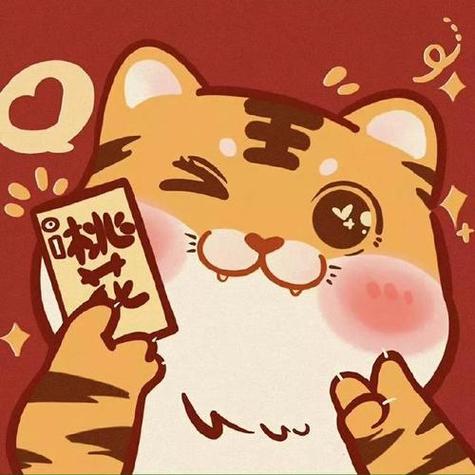 小老虎表情包(超萌Q版老虎)