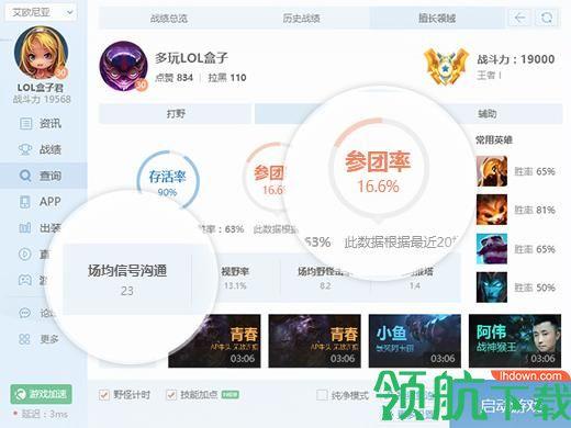 多玩英雄联盟盒子战斗力查询(多玩LOL盒子)