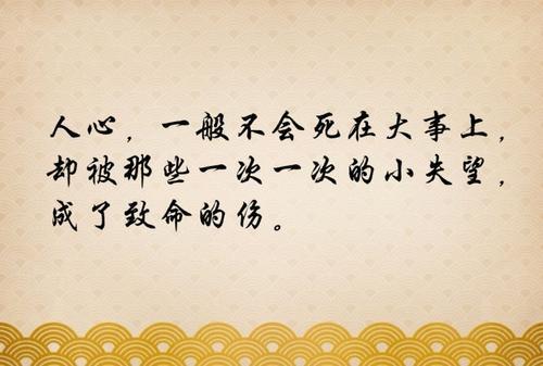 心凉到极点的句子(心凉到极点的句子八个字)