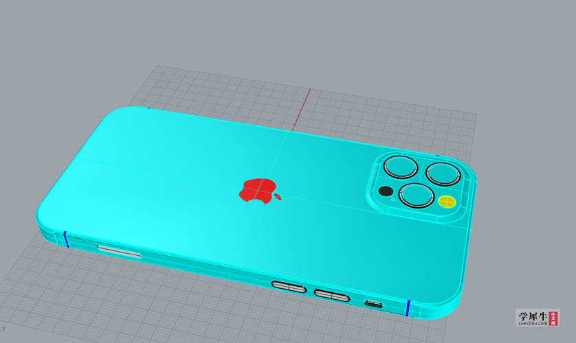犀牛软件建模苹果(iphone12犀牛建模)