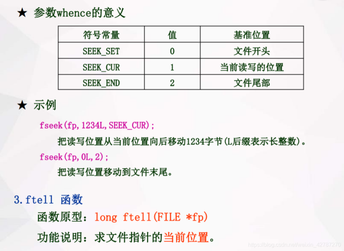 fseek在c语言中是什么意思(c中fseek函数)