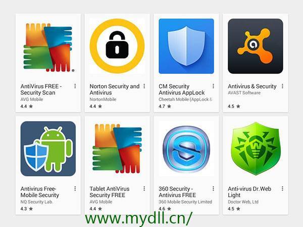 安卓杀毒软件排行榜(Android杀毒软件)