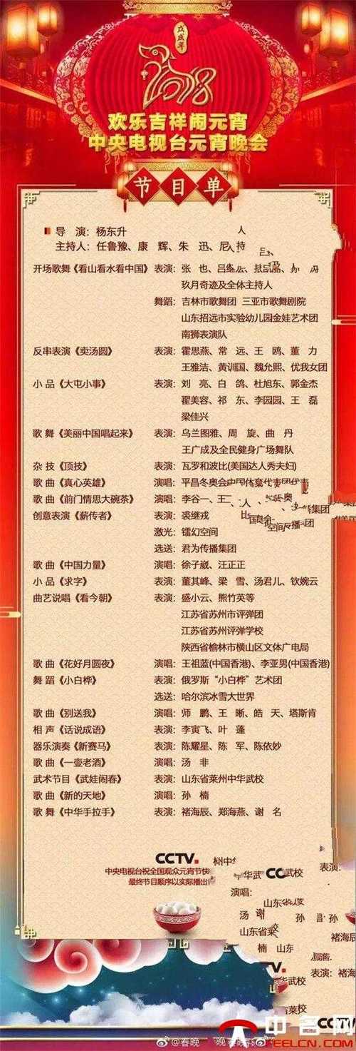 中央电视台5节目单(中央一套节目)