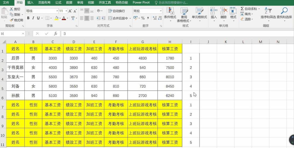 excel制作工资条的几种方法(用excel制作工资条的两种简单方法)