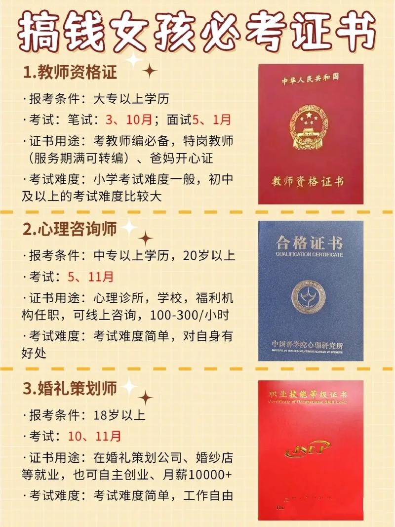 女生考软件哪个好(适合女生考试的证件)