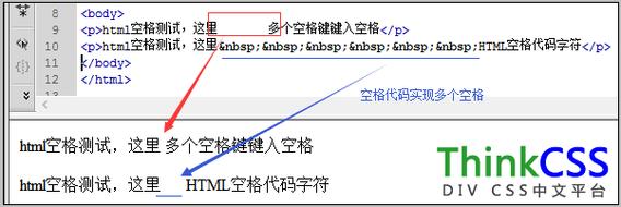 html空格符号怎么打出来(html中空格键如何打)