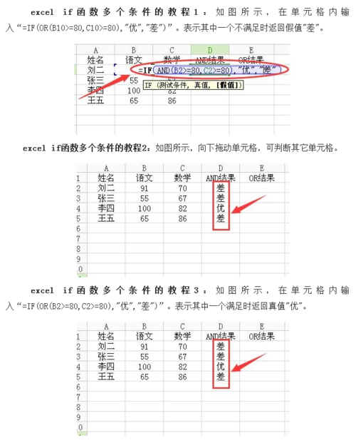 多条件if函数的使用方法及实例(多条件if语句怎么写)