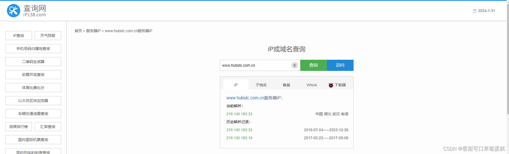 ip域名解析查询(域名注册查询)