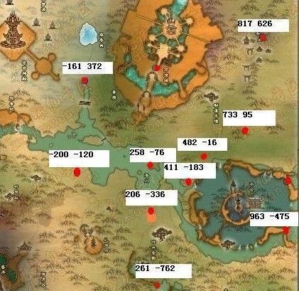 御龙在天佳人卡点坐标(御龙在天美人版18星)