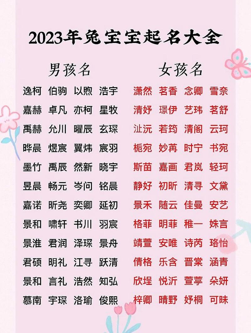 八字起名网免费取名(免费新生儿取名2024)